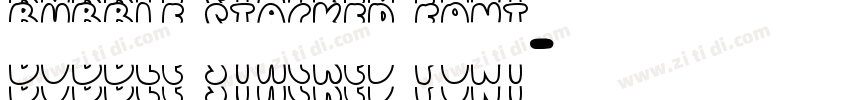 Bubble Stacked Font字体转换 Bubble Stacked Font字体转换